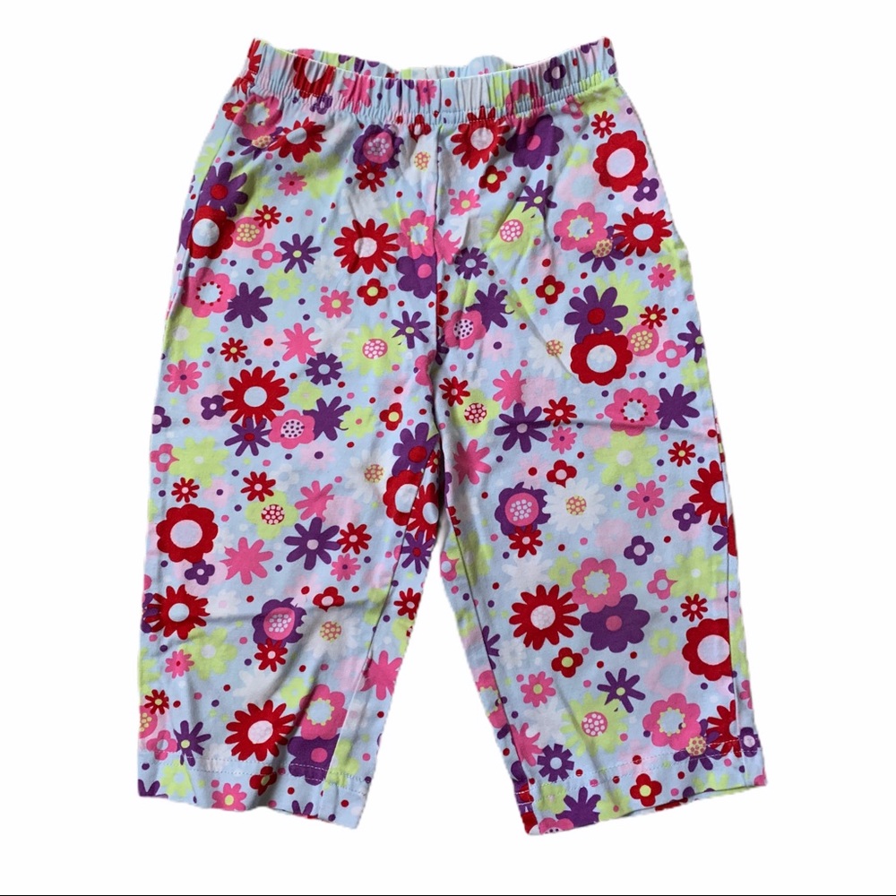 Hanna Andersson floral leggings size 90 / 3
